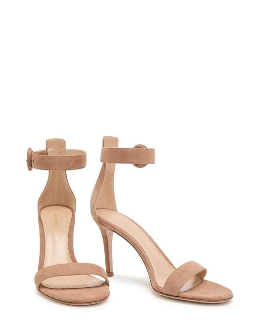 Gianvito Rossi Natural Open-Toe Sandals