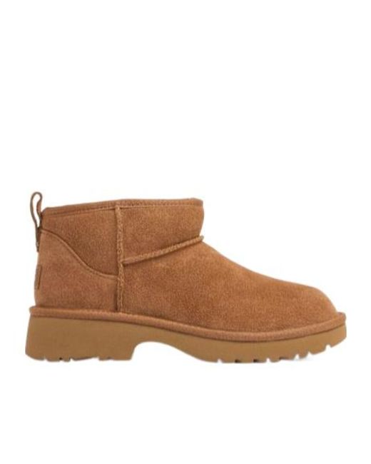 Ugg Brown Round-Head Short Boots