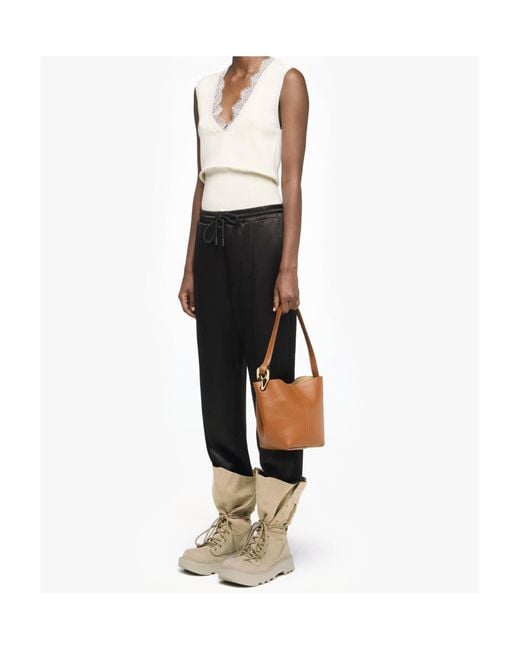 J.W. Anderson Black Jw Anderson Drawstring Waist Trousers