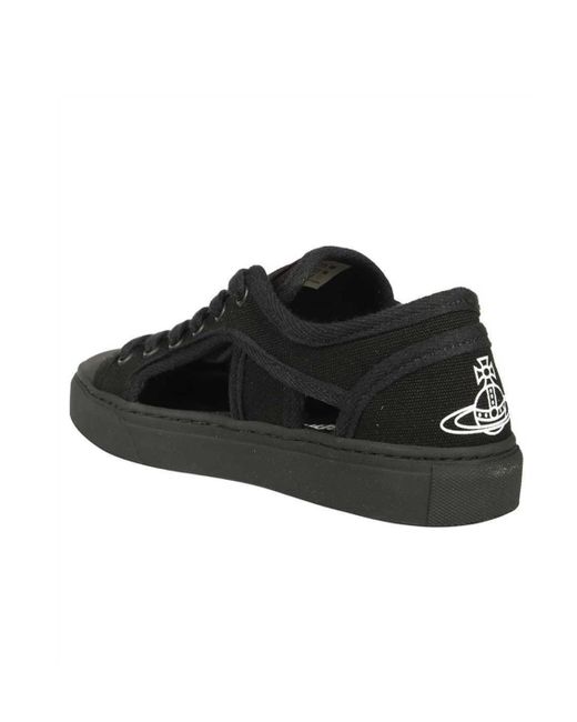 Vivienne Westwood Black Round Head Low-Cut Casual Shoes