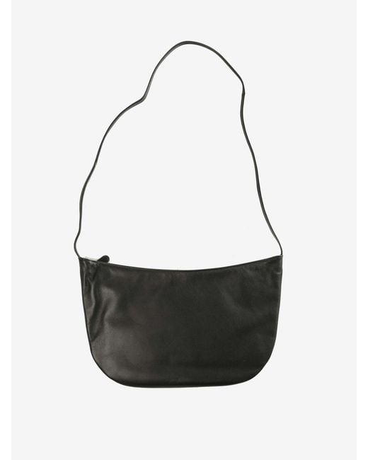 The Row Black Curved Shoulder Bag