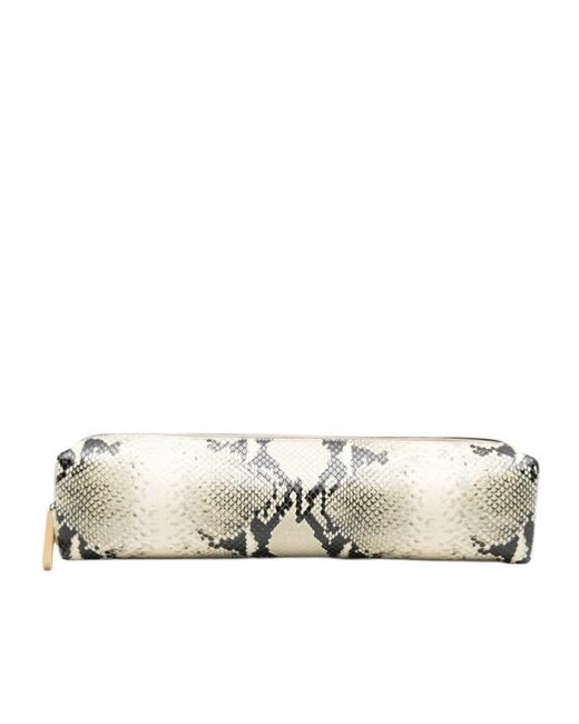 Khaite Natural Kye Pencil Case Clutch Bag