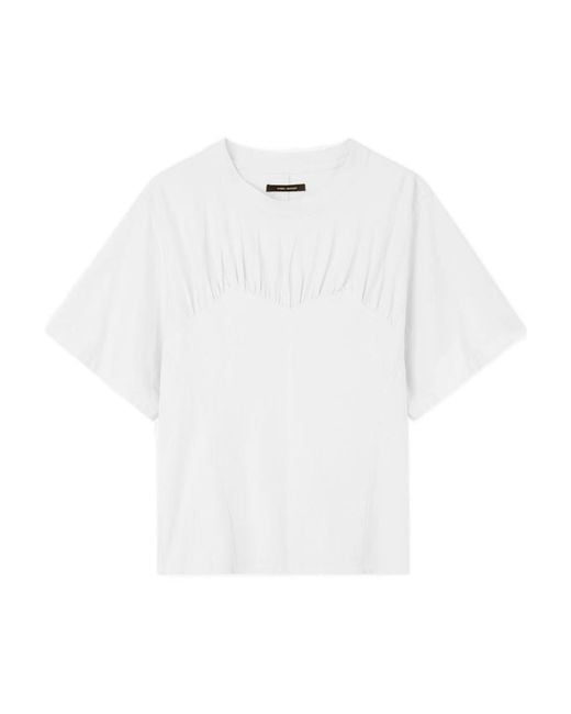 Isabel Marant White Zazie Bustier T-Shirt