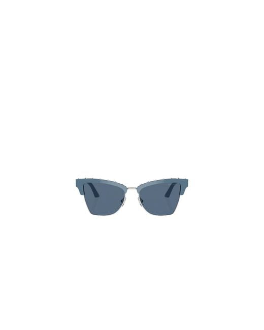 Jimmy Choo Blue Eyewear Maxime Butterfly Frame Sunglasses