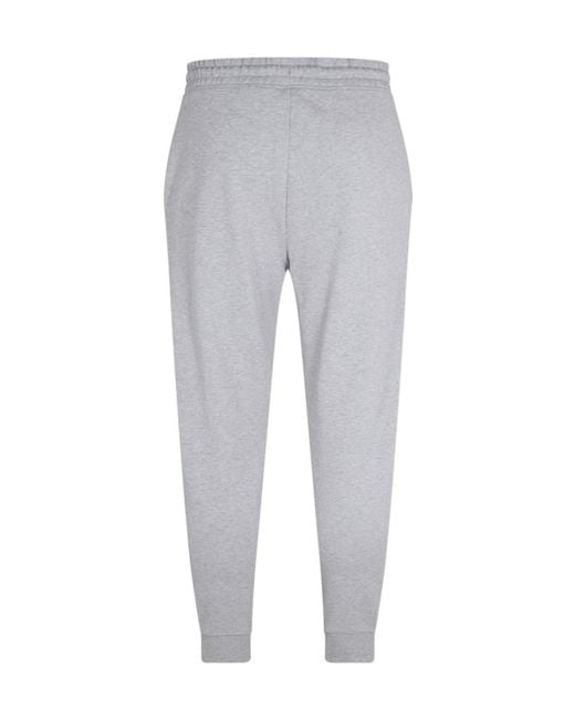 Boss Gray Hugo Bodywear Cotton-Terry Tracksuit Bottoms for men