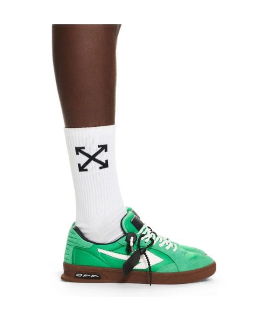 Off-White c/o Virgil Abloh Green End Of Play Low-Top Sneakers for men
