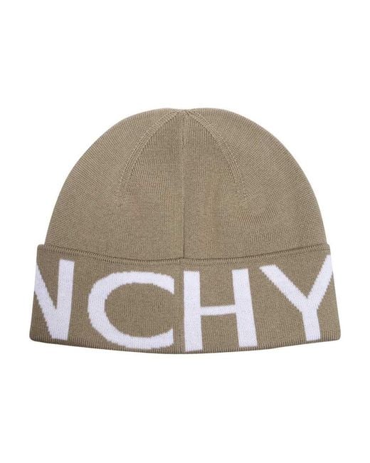 Givenchy Natural Logo Woolen Cap for men
