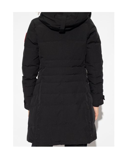 Canada Goose Black Lorette Padded Parka Coat