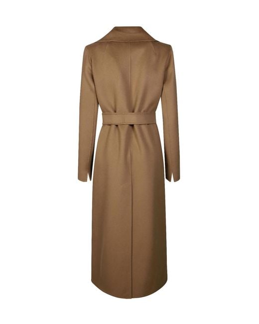 Max Mara Natural S Poldo Belted Long Coat