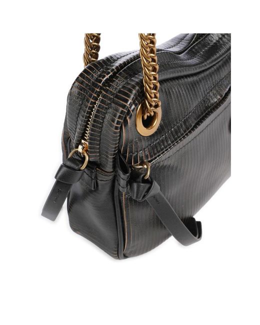 Vivienne Westwood Black Dolce Medium Shoulder Bag