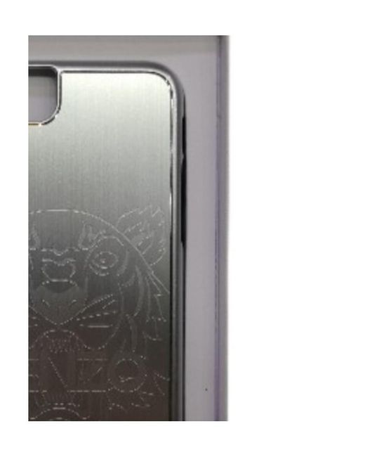 KENZO Gray Logo Phone Case for men