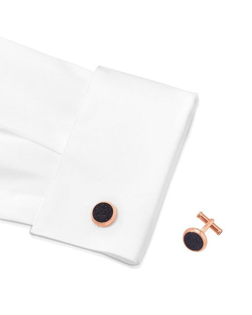 Montblanc Blue Logo Cufflinks for men