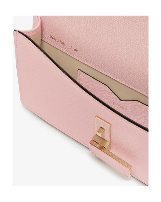 Valextra Pink Envelope Clutch Bags