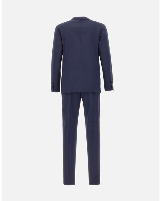 Eleventy Blue Slim Fit Single-Breasted Suit for men