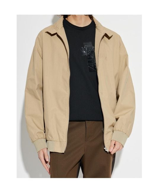MM6 by Maison Margiela Natural High Neck Zipped Jacket for men