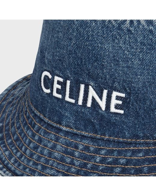 Céline Blue Bucket Hat for men