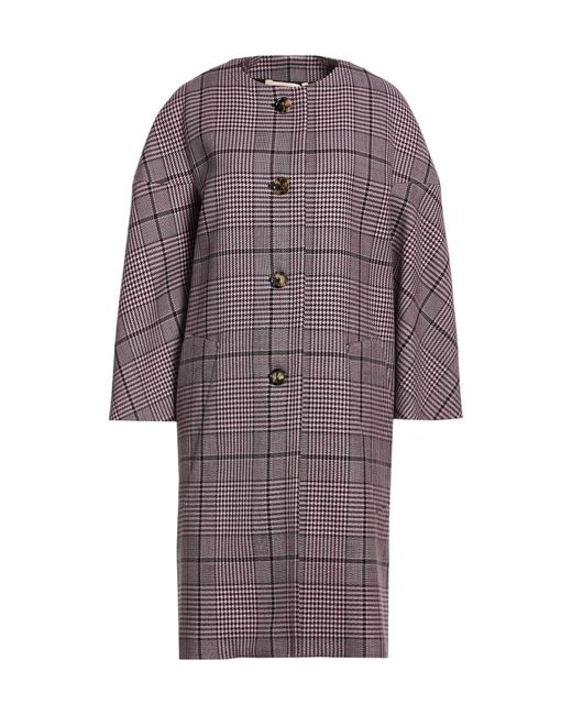 Marni Purple Single-Breasted Coat
