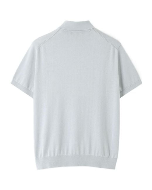 Loro Piana White Regular Fit Polo Shirt