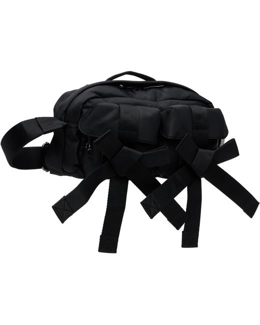 Simone Rocha Black Bow Shoulder Bag for men