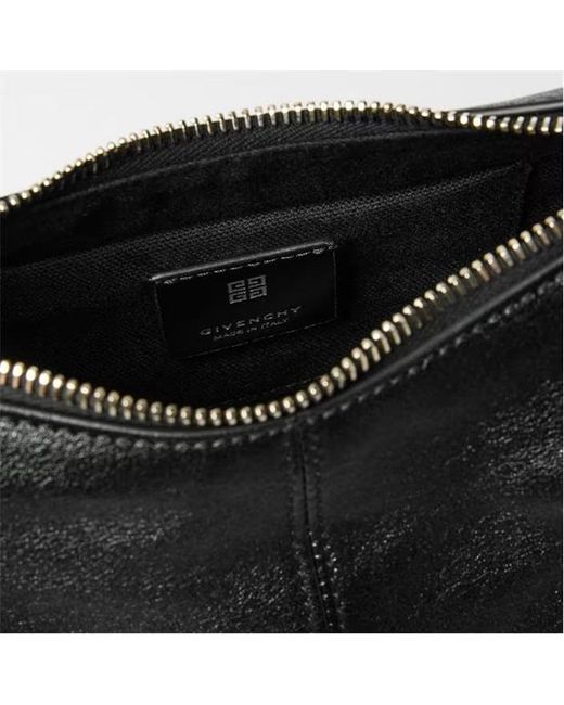 Givenchy Black Voyou Top Zip Shoulder Bag