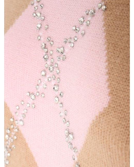 Max Mara Pink Studio High Neck Long-Sleeved Jumper