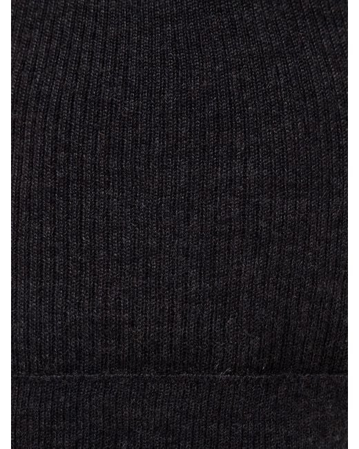 Dolce & Gabbana Black Knitted Hat for men
