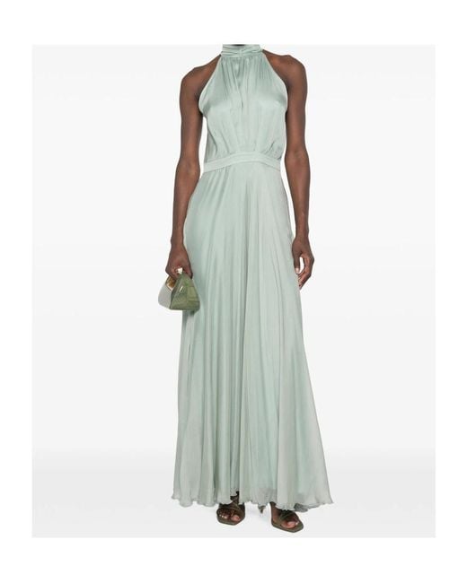 Raquel Diniz Green Sleeveless Dress