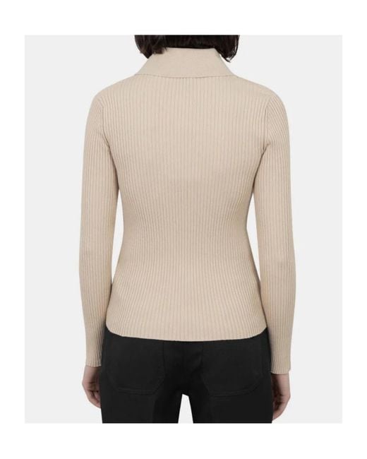 Courreges White Zip-Up Cardigan