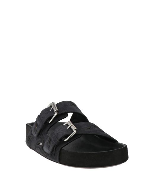 Isabel Marant Black Solid Color Sandals