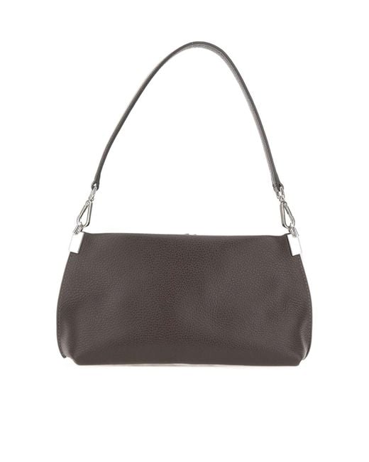 Gianni Chiarini Gray Fanny Elongated Shoulder Bag