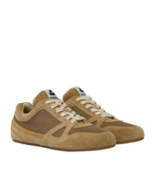 Isabel Marant Brown Senny Low Sneakers