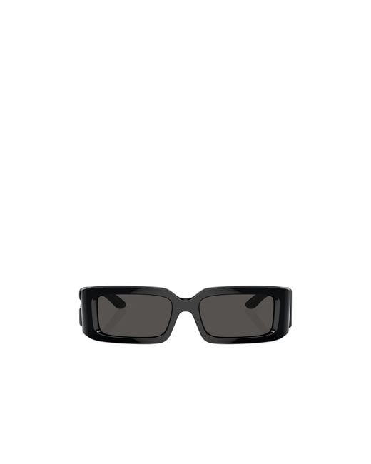 Dolce & Gabbana White Eyewear Rectangular Frame Sunglasses for men