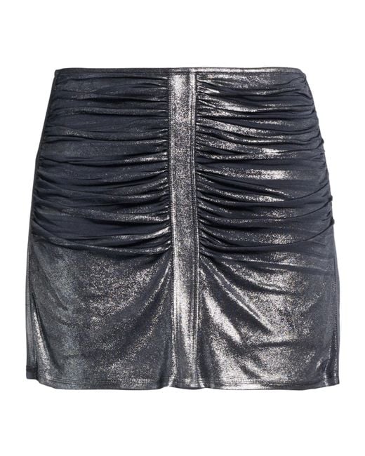 DIESEL Gray Metallic Pencil Skirt