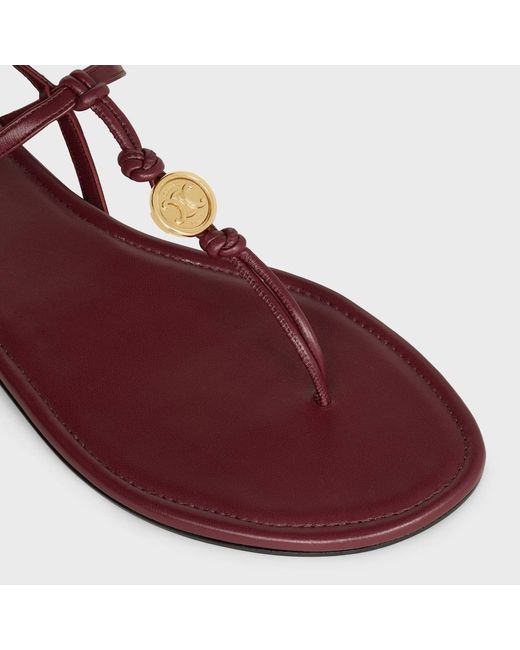Céline Brown Penny Sandal