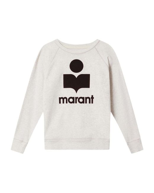 Isabel Marant White Isabel Marant Étoile Millyny Crewneck Sweatshirt