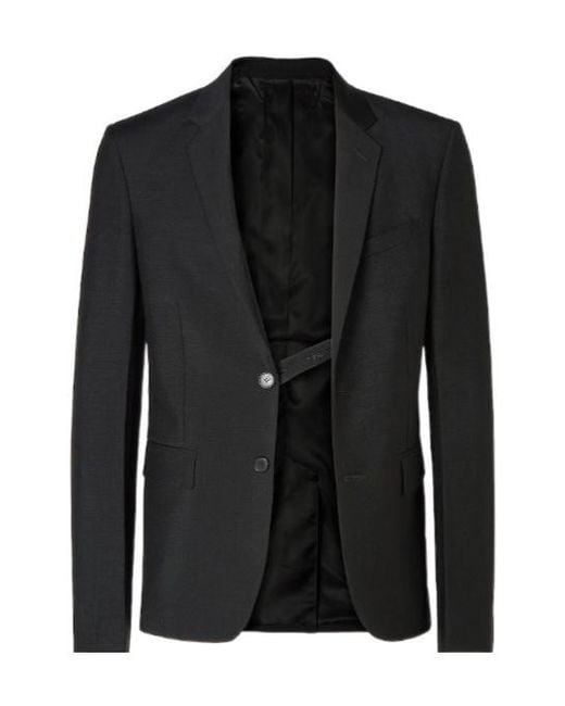 Fendi Black Kid Mohair Blazer for men