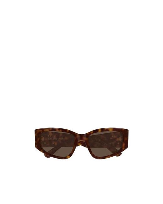 Balenciaga Brown Eyewear Cat-Eye Frame Sunglasses