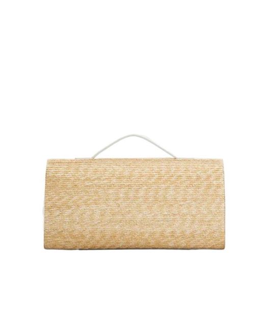 Roger Vivier Natural Belle Vivier Clutch