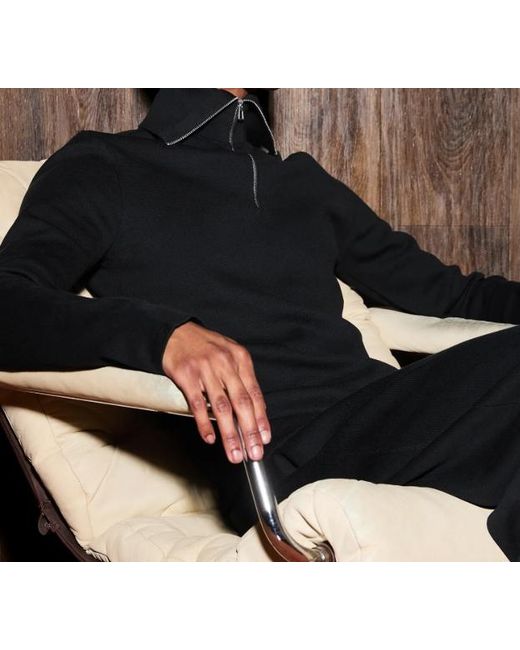 Entire studios Black Zip Sweatshirt for men