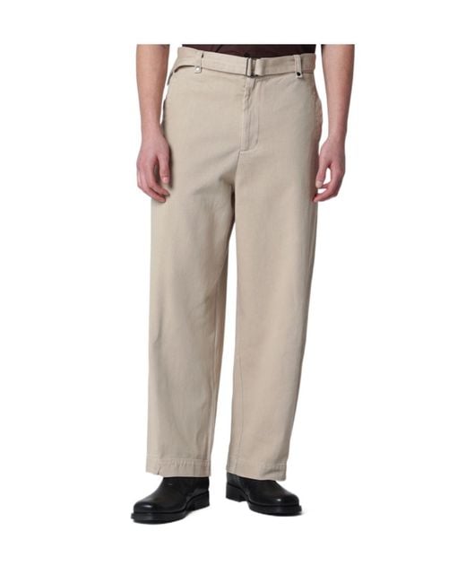 Entire studios Brown Casual Pants With Belt Loops for men