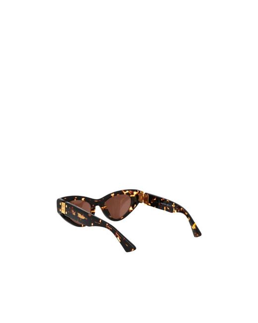 Bottega Veneta Multicolor Eyewear Straight Arm Cat-Eye Frame Sunglasses