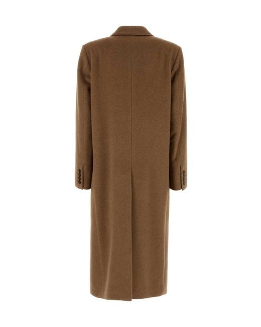 Blazé Milano Brown Blazé Milano Mylius Heck Long Coat
