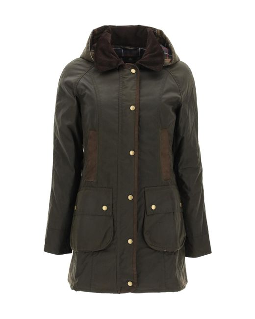 Barbour Black Bower Wax Jacket