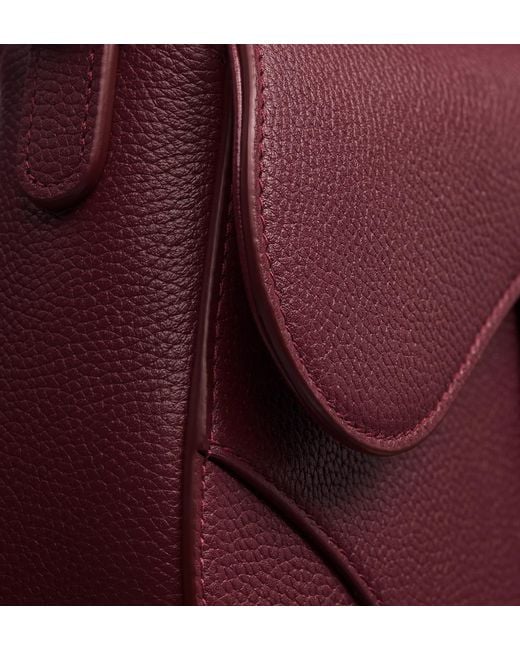 Dior Purple Flap Shoulder Bag