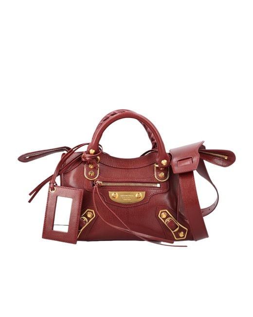 Balenciaga Red Le City Uptown Mini Bag