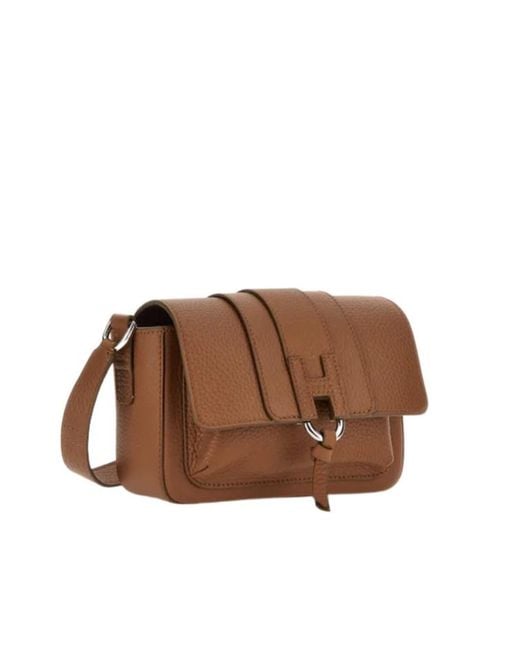 Hogan Brown Trend Flap Bag