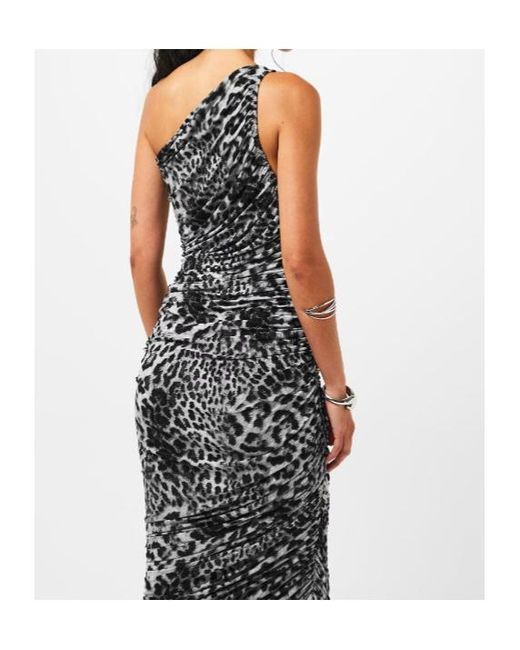Norma Kamali White One Shoulder Dress