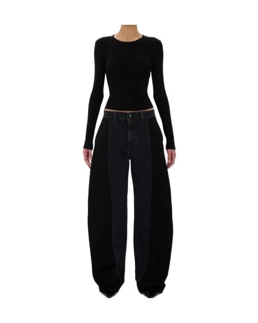 Haikure Black Clyde Panelled Jeans