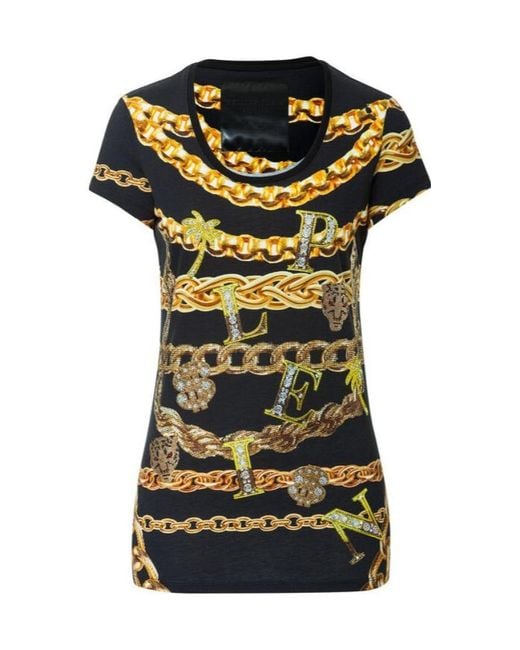 Philipp Plein Black Logo Detail T-Shirt