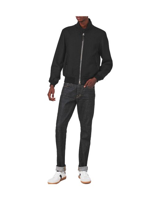 Tom Ford Black Harrington Jacket for men